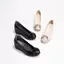 Giày da đế xuồng hoa trà Hana 7cm Kosu K-2606P, giày da công sở nữ thanh lịch, nhẹ êm chính hãng Nhật Bản