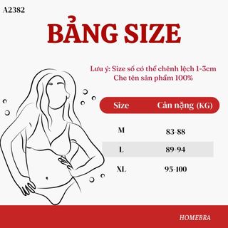 Áo ngực nữ quây ngang cao cấp không dây Áo lót nữ su mềm mại viền silicone chống tuột mút 1cm A2382