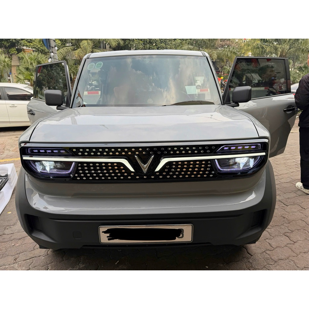 Ca Lăng VF3 kèm led kiểu sao rơi, lắp zin theo xe