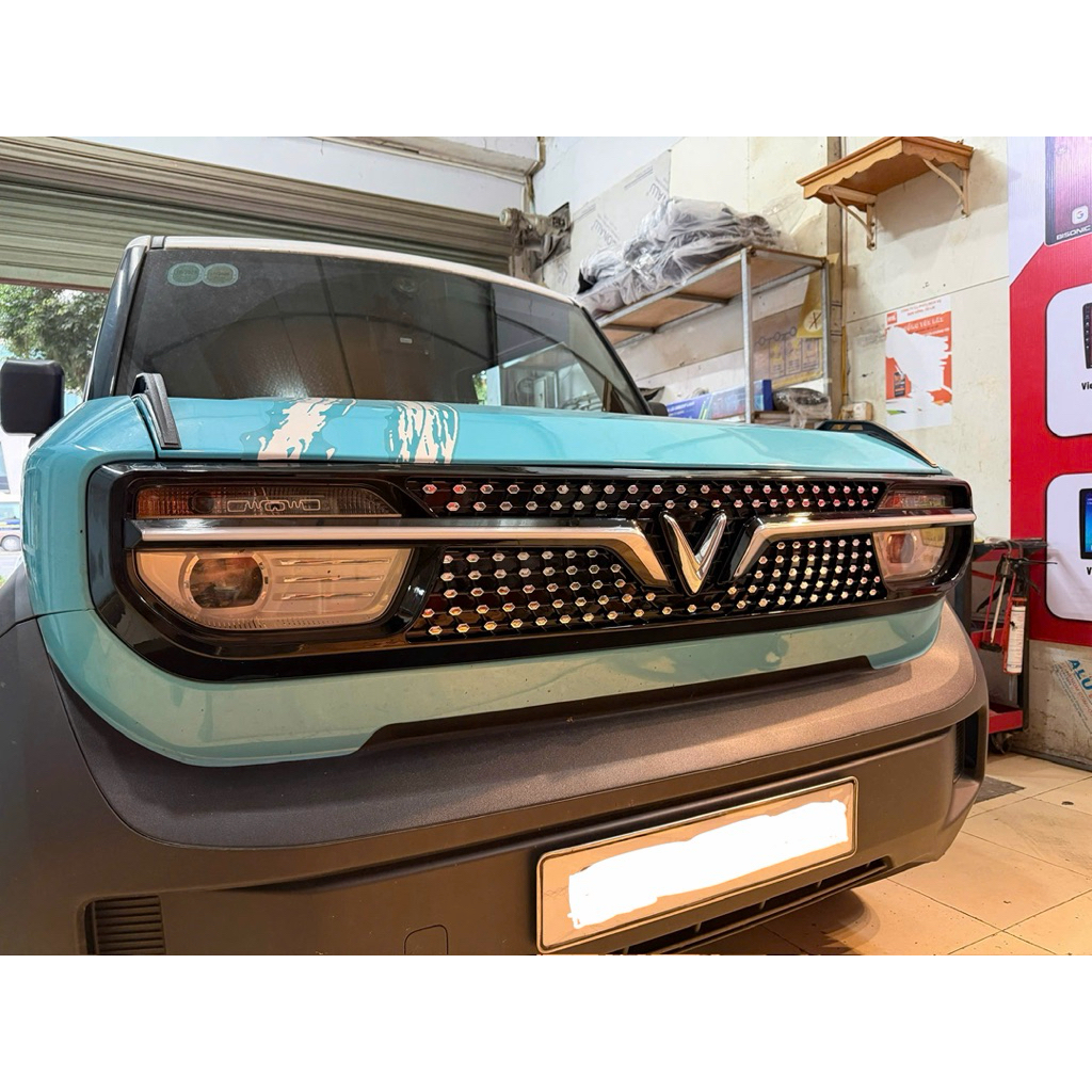 Ca Lăng VF3 kèm led kiểu sao rơi, lắp zin theo xe