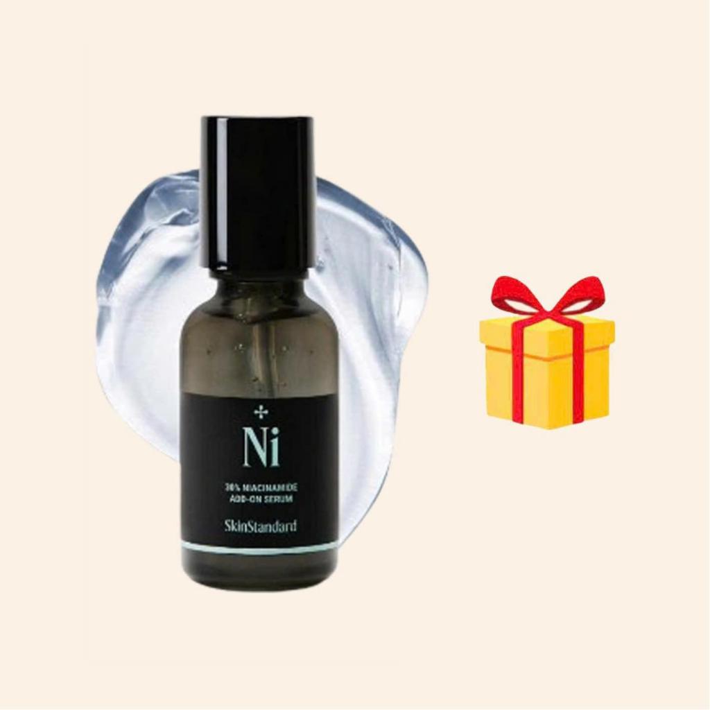 Q448_ Combo (02 Chai) H10 Serum dưỡng trắng Niacinamide 30% SkinStandard  + (01 Hộp) M06 Magie Frombio Maginesium