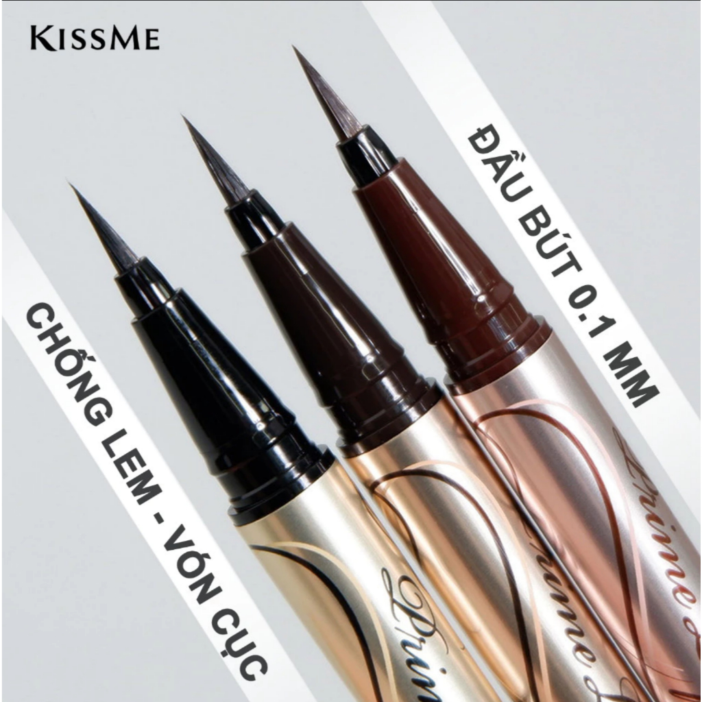 Bút Kẻ Mắt Nước Giữ Nét Trong 24H Kissme Heroine Make Prime Liquid Eyeliner Rich Keep (4 Màu)