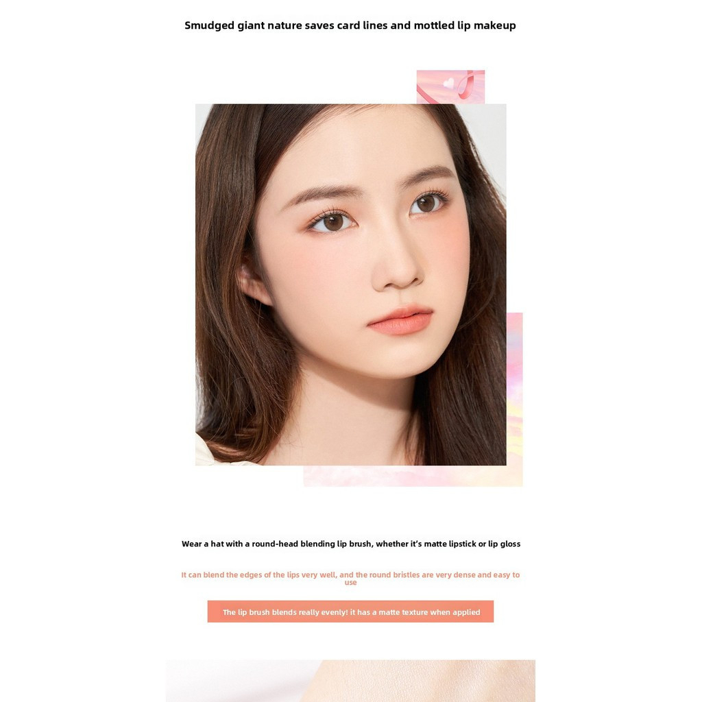 XIXI GJ60 Son Kem 2 Đầu Má & Môi, Son Lì Mịn Mượt, Lên Màu Chuẩn, Lâu Trôi, Blush & Lip 2in1