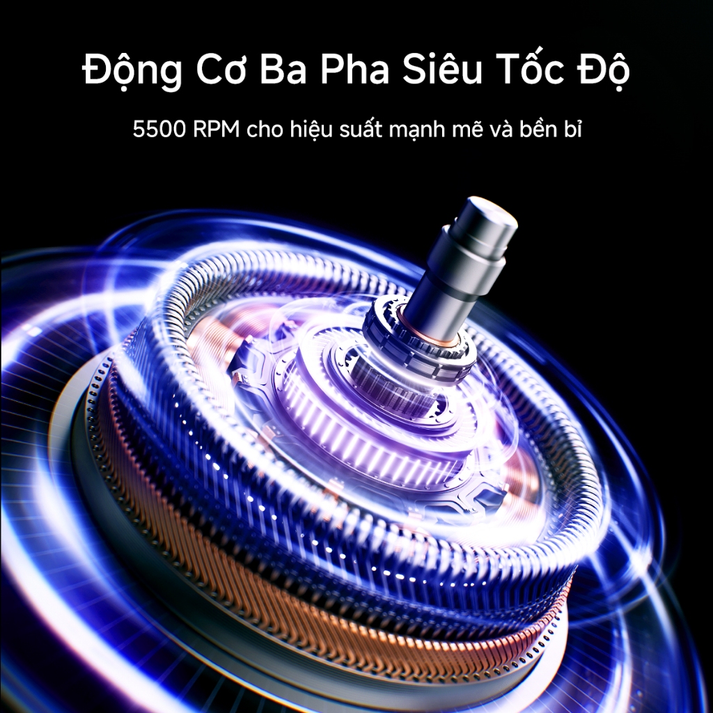 Quạt bàn JisuLife Pro 3 lọc khí pin 10000mAh pin bền gió mạnh 100 cấp gió xoay đầu, đèn RGB dùng văn phòng phòng ngủ