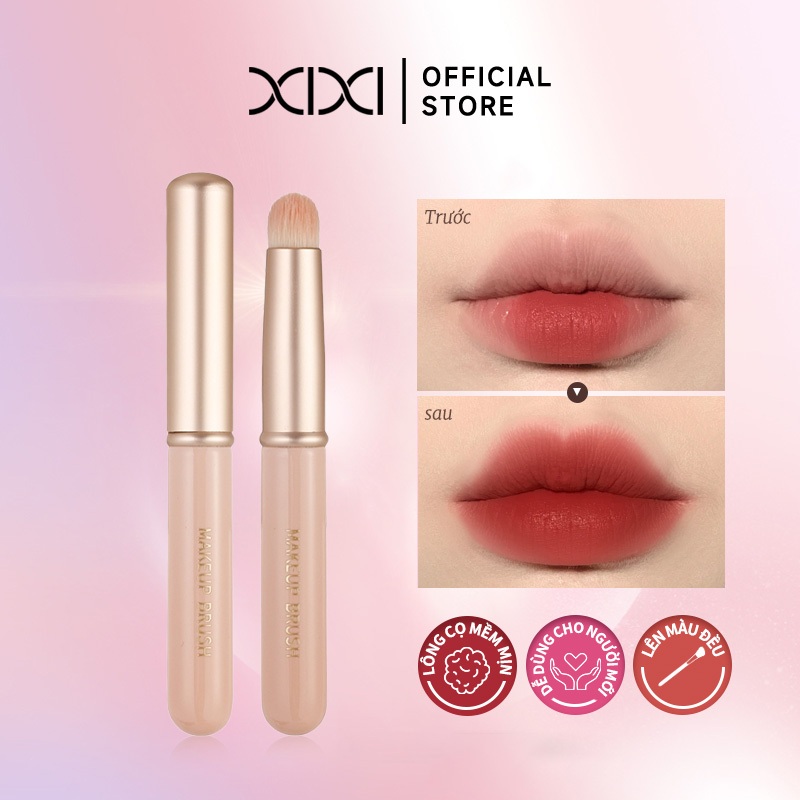 XIXI GJ60 Son Kem 2 Đầu Má & Môi, Son Lì Mịn Mượt, Lên Màu Chuẩn, Lâu Trôi, Blush & Lip 2in1