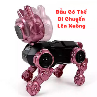 Đồ Chơi Robot Dog Mini Có Đèn Led Tự Động Di Chuyển Thông Minh - Đồ Chơi Công Nghệ, Quà Tặng Cho Bé Trai
