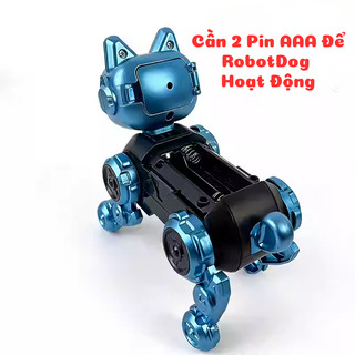 Đồ Chơi Robot Dog Mini Có Đèn Led Tự Động Di Chuyển Thông Minh - Đồ Chơi Công Nghệ, Quà Tặng Cho Bé Trai