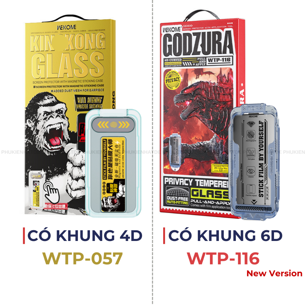 Kính Cường Lực iphone Khung Tự Dán Chống Nhìn Trộm Ngăn Bụi Loa WTP-057/116 cho 11/12/13/14/15/16/17/Pro/Plus/Pro Max