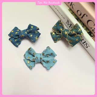 [Sẵn Hàng] Kẹp Tóc Nơ Nhỏ Handmade