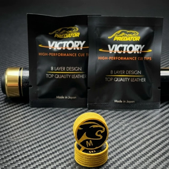 Đầu Tẩy Cơ Bida Victory Predator 6 Lớp – Da Cao Cấp, Kiểm Soát Bi Tốt