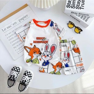 COMBO 4 BỘ CỘC TAY THUN LẠNH HÌNH SÓI