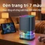 RELAAX máy hút ẩm công nghệ bán dẫn 1L - êm ái chế độ ngủ, đèn LED 7 màu, tự ngắt khi đầy, dùng phòng ngủ tắm ô tô