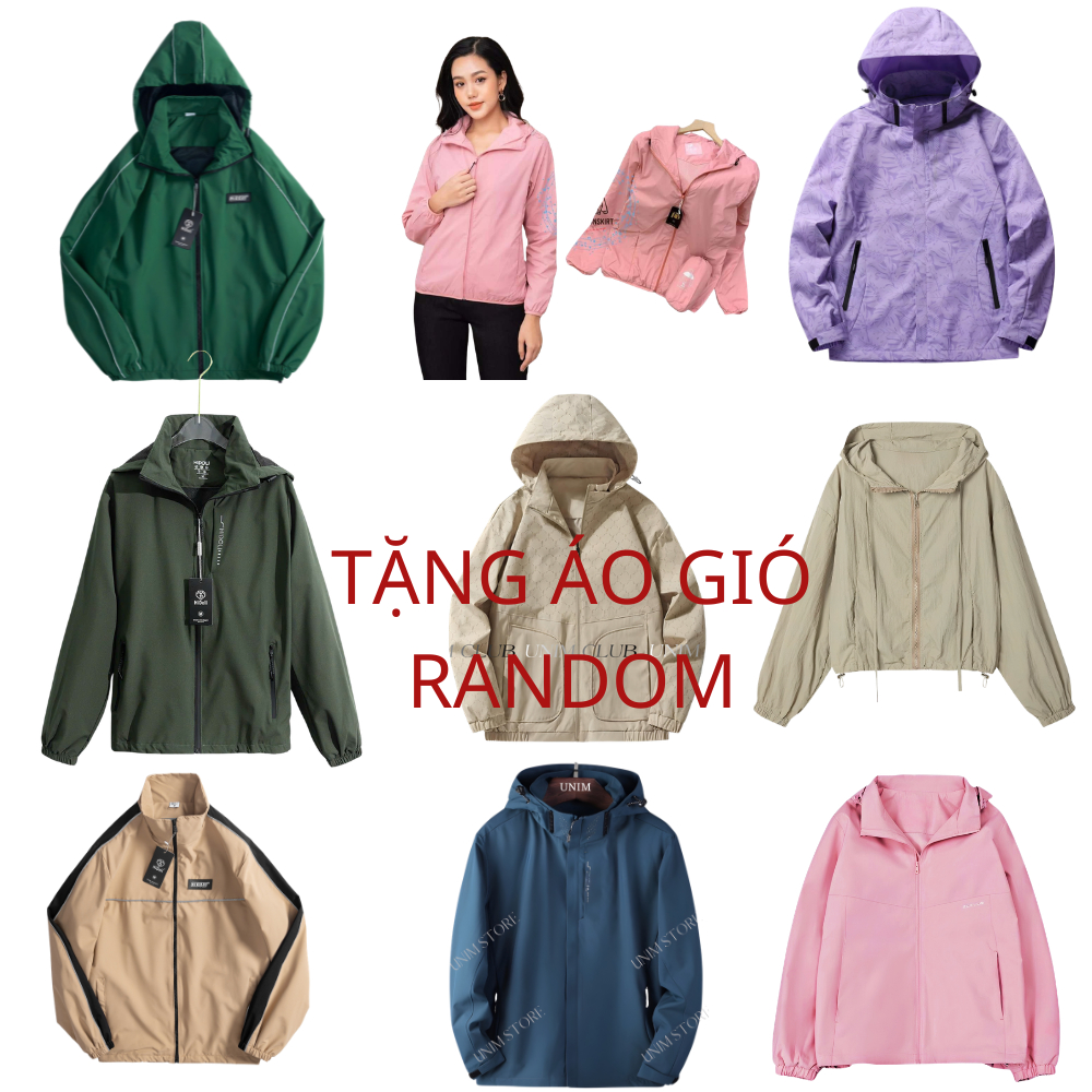 Áo Khoác Gió Chống Nước 2 Lớp