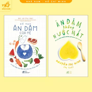 Sách - Combo sách Sổ tay ăn dặm của mẹ + Ăn dặm không nước mắt (Nhã Nam HCM)