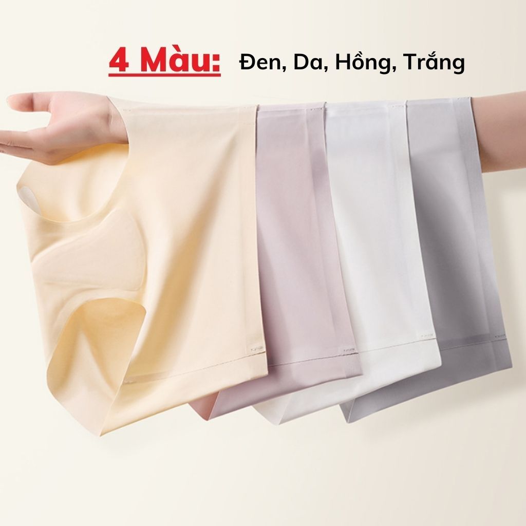 Quần lót nữ su đệm mút mỏng che chắn rãnh không đường may tàng hình co giãn linh hoạt LANIXA L0523