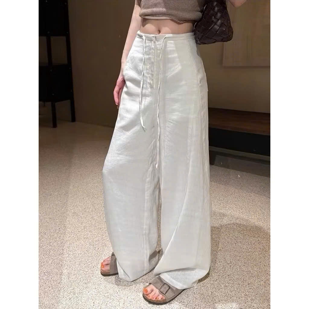 𝗠𝗶𝗻 𝗣𝗮𝗻𝘁𝘀 - Quần Linen lưng cạp