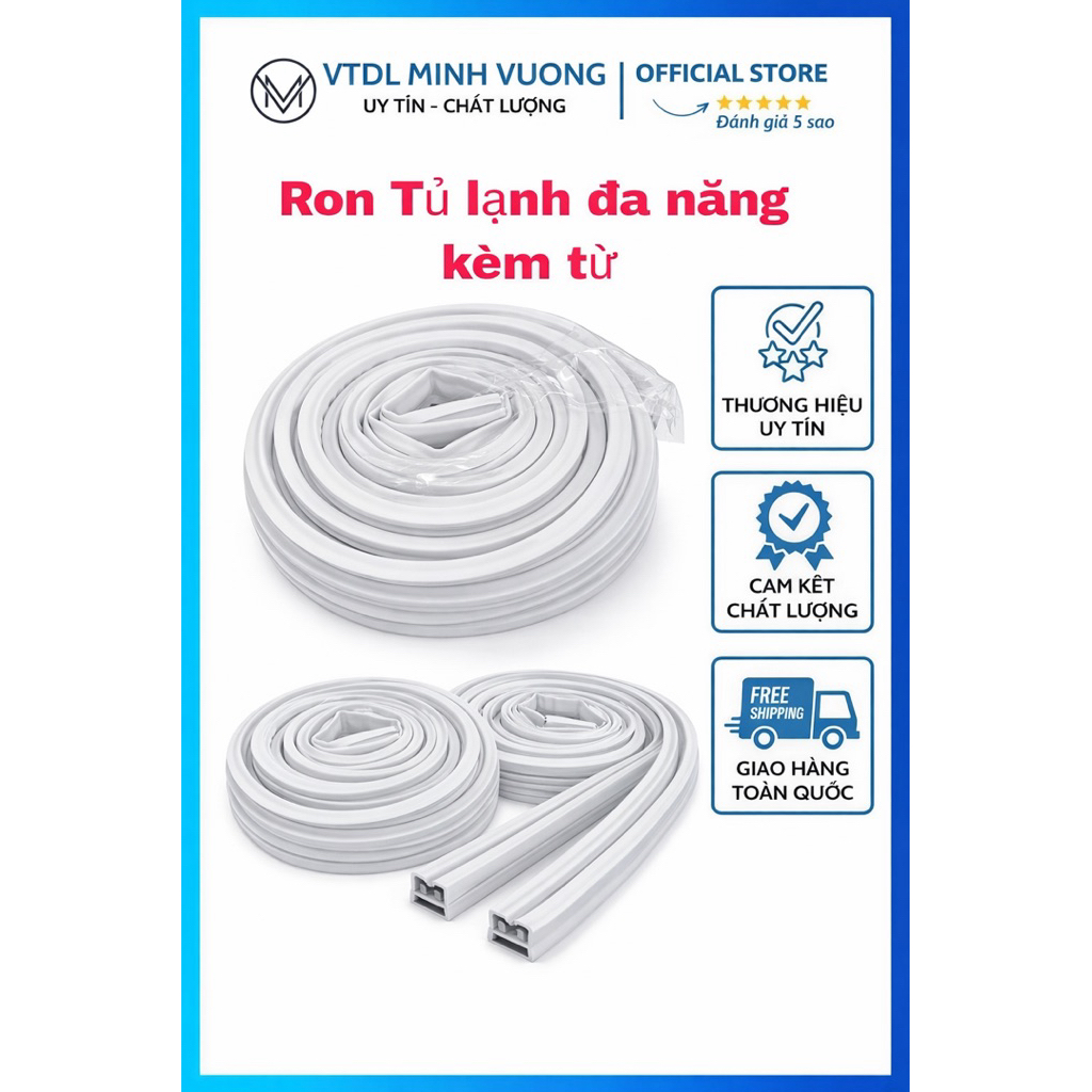 Ron tủ lạnh đa năng kiểu gài dài 1m8 có kèm từ
