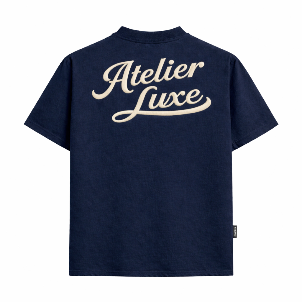 Áo Thun Atelier Luxe Boxy Tee Blackdoki Cotton 250gsm Local Brand Tay Lỡ Form Boxy Rộng Nam Nữ