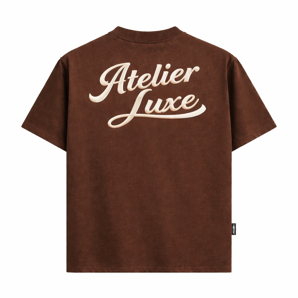 Áo Thun Atelier Luxe Boxy Tee Blackdoki Cotton 250gsm Local Brand Tay Lỡ Form Boxy Rộng Nam Nữ