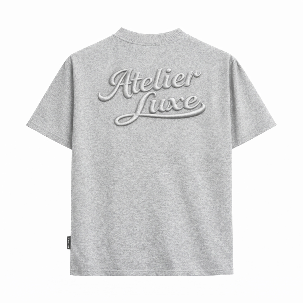 Áo Thun Atelier Luxe Boxy Tee Blackdoki Cotton 250gsm Local Brand Tay Lỡ Form Boxy Rộng Nam Nữ