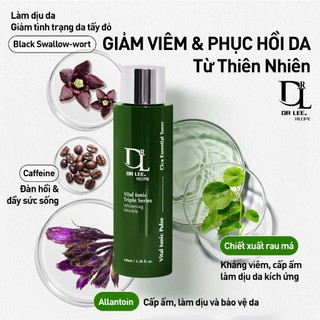 Toner rau má cấp ẩm Dr Lee. Recipe Vital Ionic Pulse Cica Essential Toner - 100ml [T1]