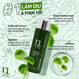 Toner rau má cấp ẩm Dr Lee. Recipe Vital Ionic Pulse Cica Essential Toner - 100ml [T1]
