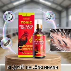 Siêu kích lông TONIC 100ml Kích lông ra nhanh, lông dày, bóng mượt, cứng cáp, khỏe mạnh