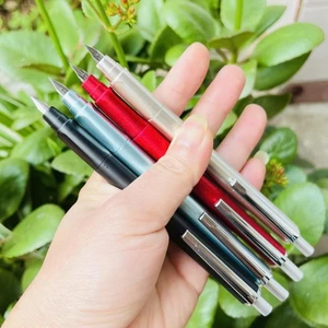 Bút Máy Bấm EF Cho Học Sinh Chất Liệu ABS Dùng Cả Mực Ống Và Mực Lọ