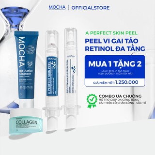 Retinol Mix Peel Mocha Peel Da Cải Thiện Mụn, Nám, Làm Đẹp Skincare Tại Nhà Mua 1 Tặng 2
