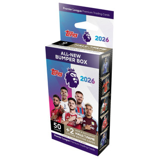 [ Bumper Box 52 Thẻ ] Hộp Thẻ Cầu Thủ Bóng Đá Topps  Premier League Bumper Box 2026 25/26 ( Hộp 52 Thẻ )