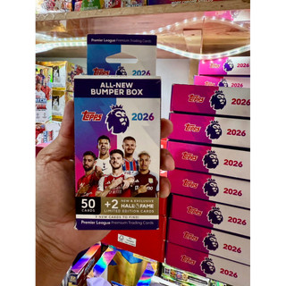 [ Bumper Box 52 Thẻ ] Hộp Thẻ Cầu Thủ Bóng Đá Topps  Premier League Bumper Box 2026 25/26 ( Hộp 52 Thẻ )