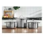 K227_ Bộ nồi inox Kailer 6 món KL-BN06 KL-6666