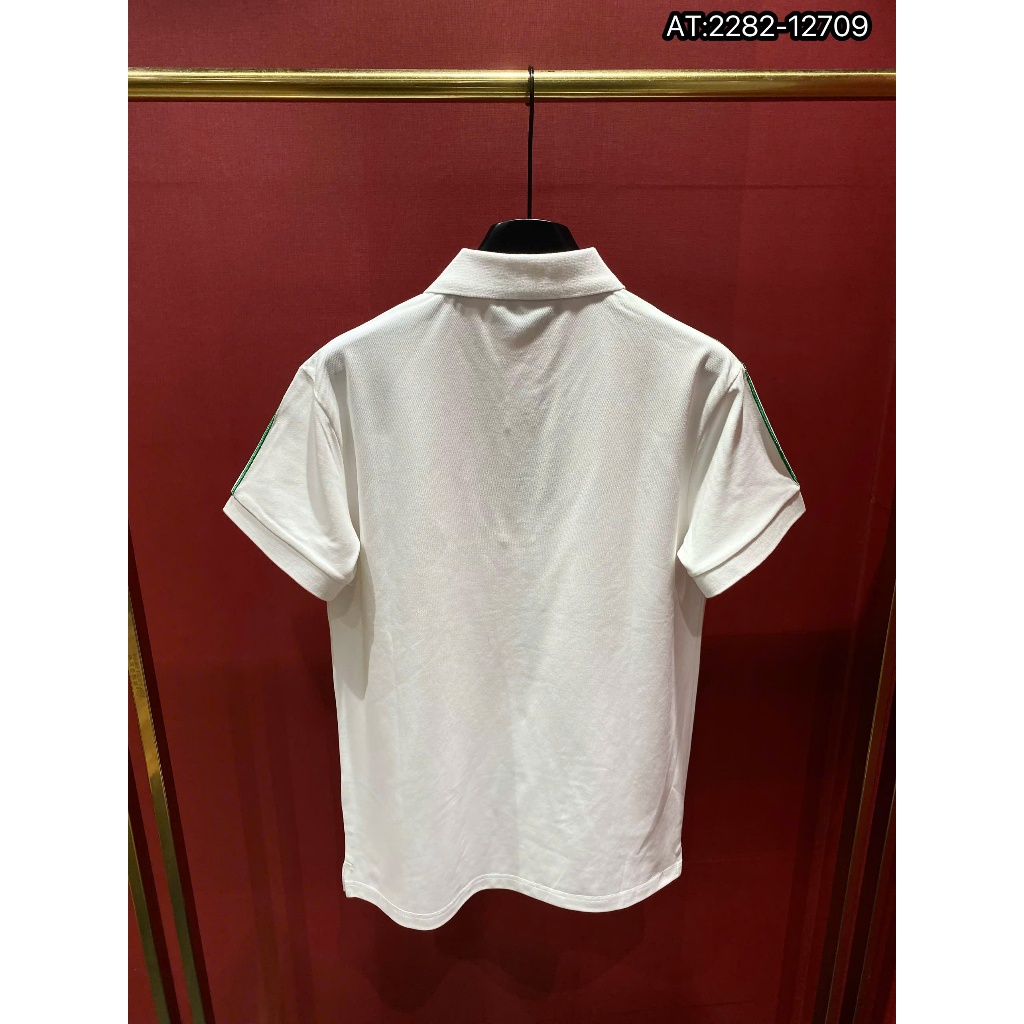 ÁO polo nam cổ tròn họa tiết tay ngắn phong cách trẻ trung chuẩn from