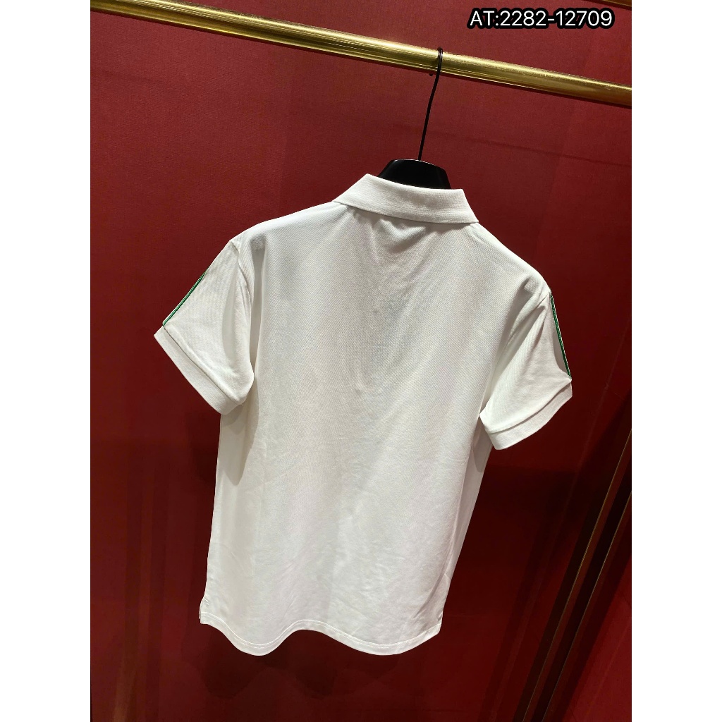 ÁO polo nam cổ tròn họa tiết tay ngắn phong cách trẻ trung chuẩn from