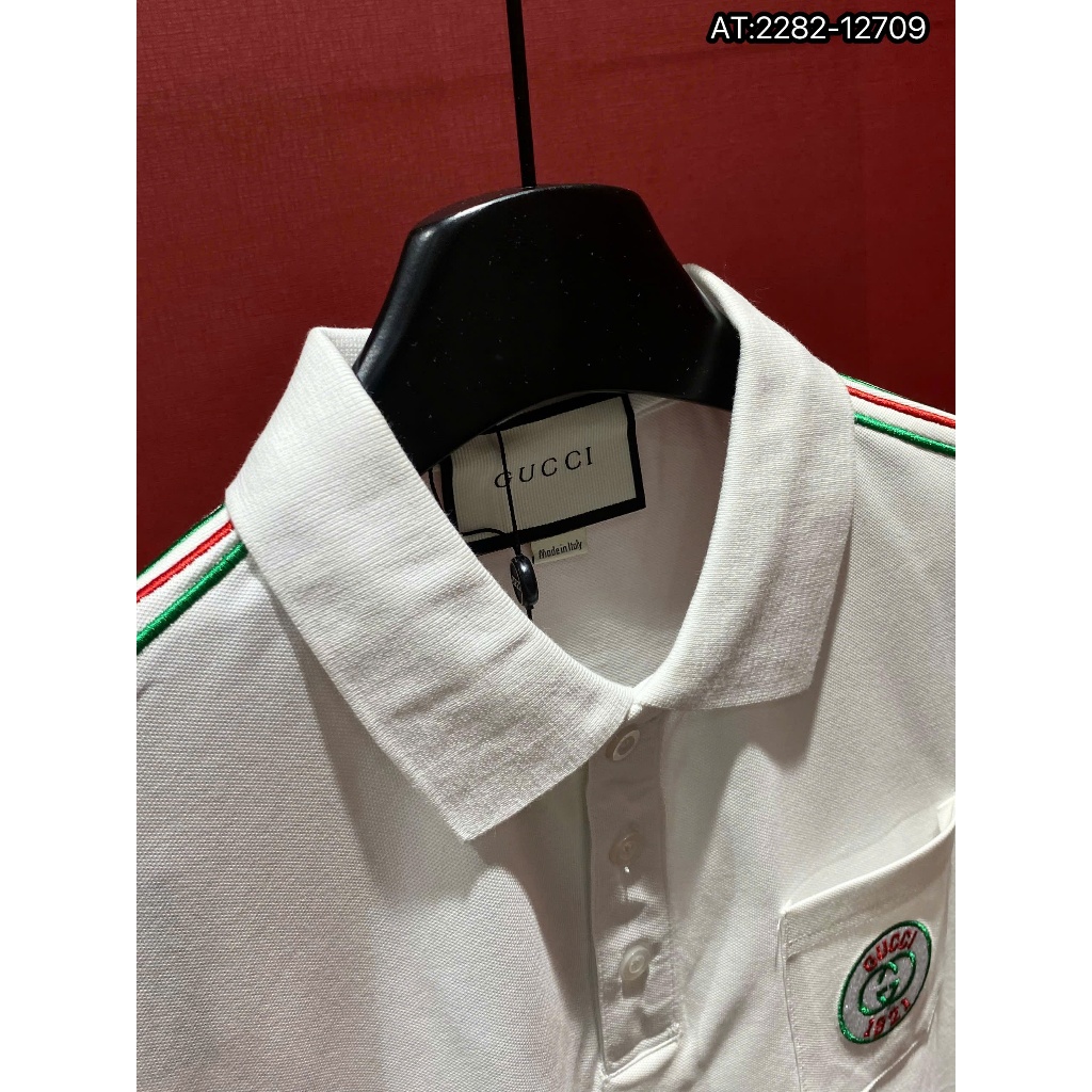 ÁO polo nam cổ tròn họa tiết tay ngắn phong cách trẻ trung chuẩn from