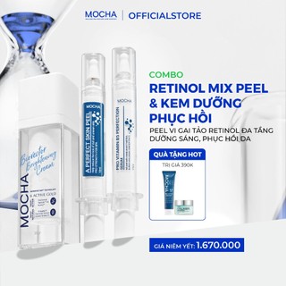 Combo Peel Mocha Và Kem Dưỡng Biovector 6 Active Hỗ Trợ Phục Hồi Da Sau Peel (Mua 2 Tặng 2)