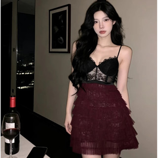 V62 Váy ngủ Slip Dress có đệm ngực phong cách sang trọng gợi cảm quyến rũ va ngây thơ từ Phương Lịn Underwear