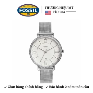 Đồng hồ nữ Fossil Jacqueline dây kim loại, mặt 36 MM, màu bạc, ES4627