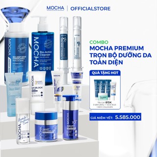 Combo Mocha Premium, Trọn Bộ Chăm Sóc Da Chuyên Sâu, Cải Thiện Da Toàn Diện