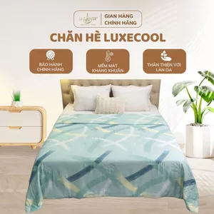 Chăn hè chần bông cao cấp LuxeCool Lasante mát lạnh, mềm mại, kháng khuẩn kích thước 2mx2m3