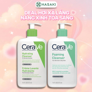 Sữa Rửa Mặt CeraVe Foaming Cleanser 236ml Chính Hãng Cho Da Dầu, Da Khô, Mụn Nhạy Cảm