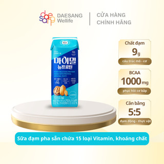 Sữa đạm pha sẵn DAESANG WELLIFE Mymeal Nu Protein Orignal vị nguyên bản hộp 190ml