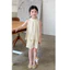 Set đồ bé gái, đồ bộ bé gái chất đũi nhăn mềm, mịn, mát màu kem, hồng siêu xinh hottrend cho bé BT7