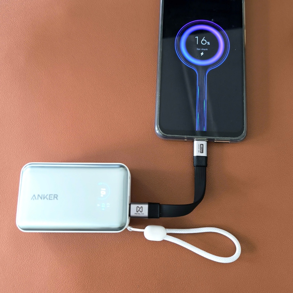 METALINK Cáp ngắn USB4 40G 240W 8K 13cm upgraded, đa năng, tương thích thunderbolt 4,3 | MTC4-13X
