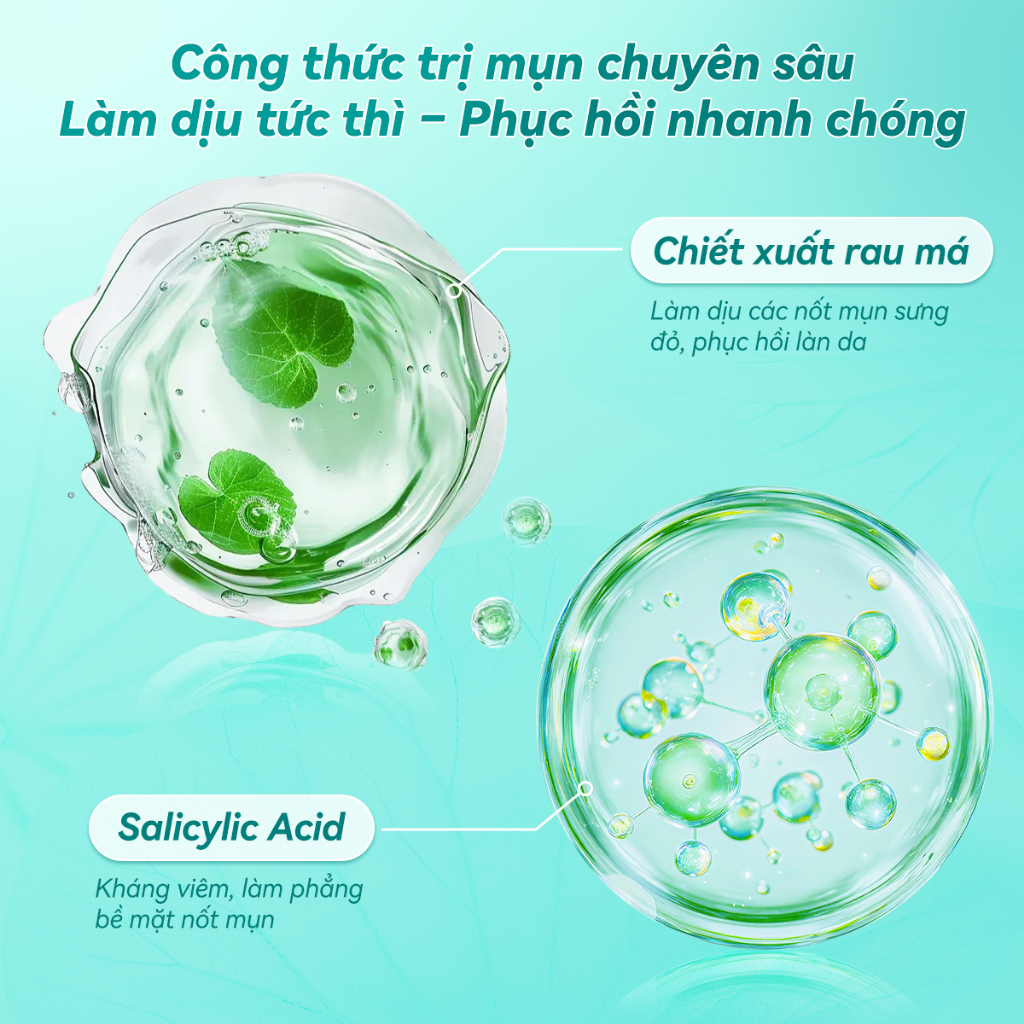 LANBENA Miếng dán mụn - trong suốt hỗ trợ giảm mụn lành sẹo mụn dùng mỗi ngày dán mụn ban ngày & ban đêm