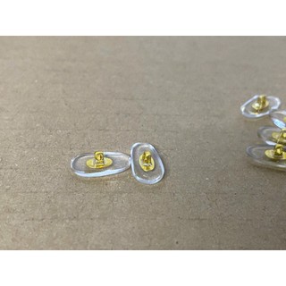 [1 Cặp Ve Kèm Ốc Và Tuavit] Miếng Đệm Mũi  Gắn Mắt Kính/Ve Kính Silicone Siêu Mềm
