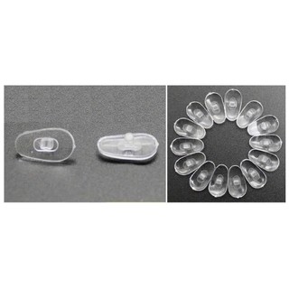 [1 Cặp Ve Kèm Ốc Và Tuavit] Miếng Đệm Mũi  Gắn Mắt Kính/Ve Kính Silicone Siêu Mềm