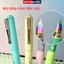 Bút Máy Xóa Cầu Vồng -Ngòi 7 Màu Cứng, Bền, Nét Trơn Tru, Viết Êm Tay.Phù Hợp Cho Bé
