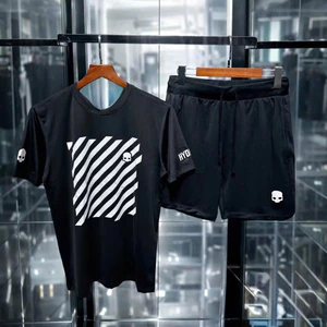 Set Bộ Hydro Sóng Biển KCloset Bộ Thể Thao Mùa Hè Chất Cotton Mát Nam Nữ NA137