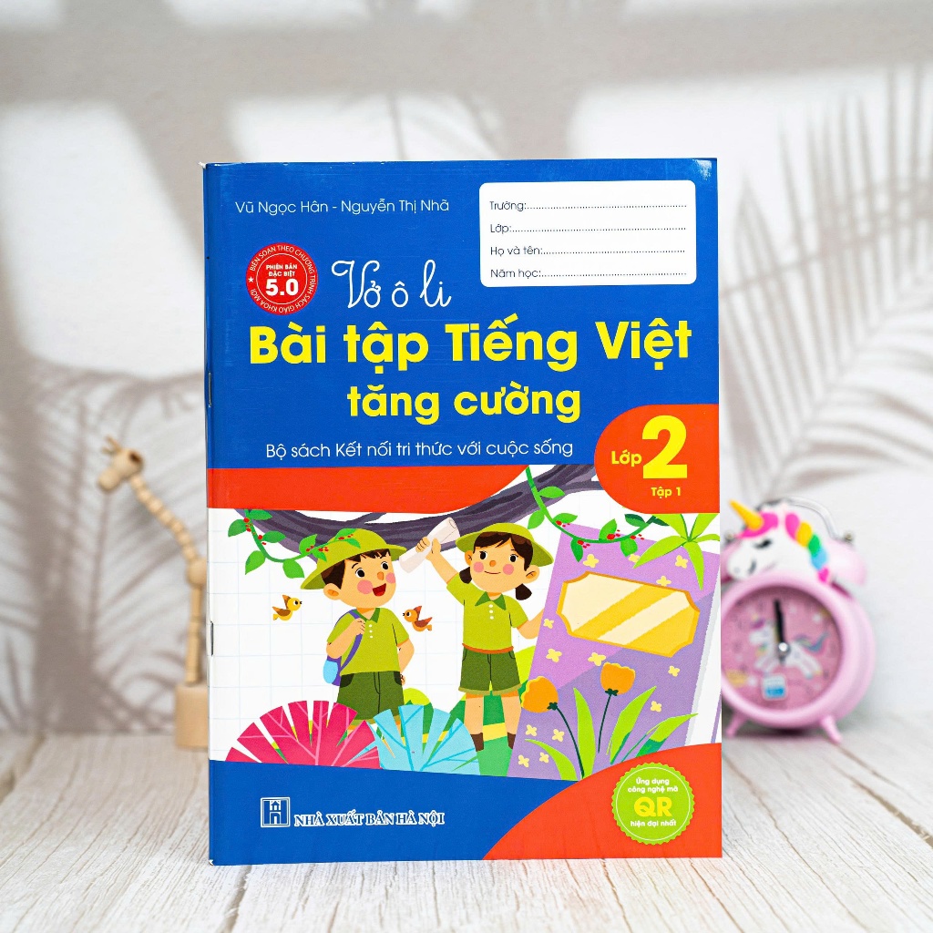 Sách - Vở ô li Bài Tập Tiếng Việt Tăng Cường Lớp 2 tập 1 - Kết Nối